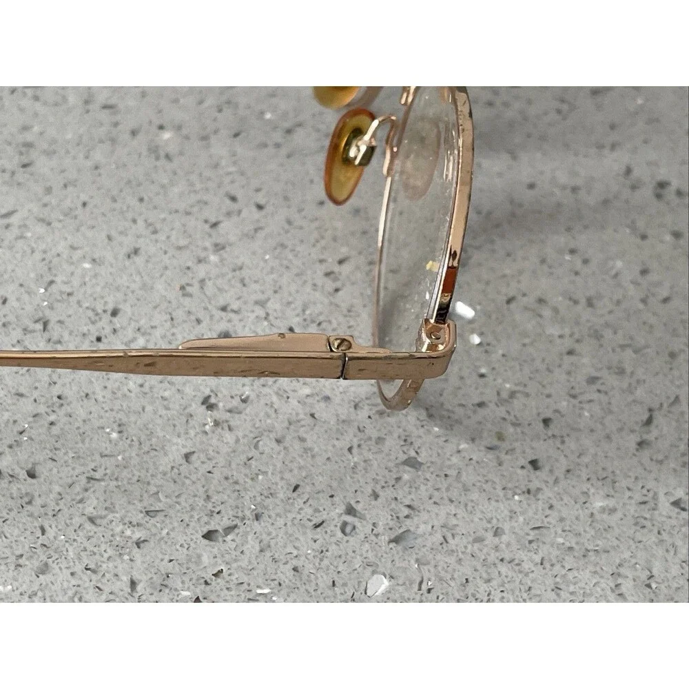 Kenmark Gallery Oval Flex Eyeglasses FRAMES ONLY 51-20-140 gold full rim READ